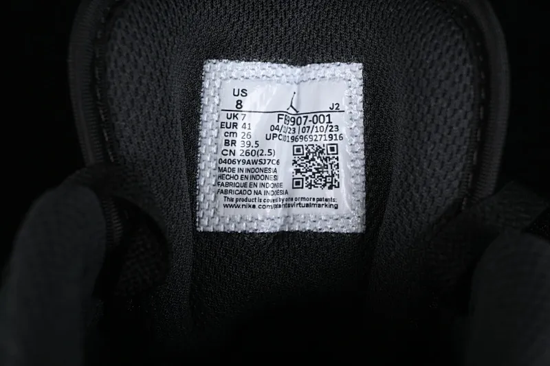 All categories Air Jordan Jordan series basketball shoes Air Jordan 1 Low G version pure original Air Jordan 1 Low AJ1 Joe 1 all black burst pattern low-top cultural casual sneakers FB9907-001